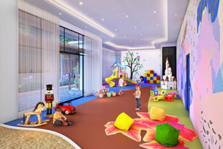 Kids's Play Area at Ruparel Vivanza