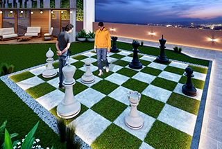 Chess Garden at Ruparel Vivanza