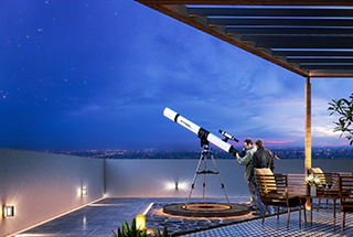 Observatory Deck at Ruparel Vivanza